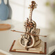 
ROKR Secret Realm Cello Music Box Diy Handmade Building Blocks Puzzle Assembly Model Toys Birthday Gift