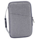 Okohong Passport Passport Bag Bag Color Air Bolet Certificado Organizando Bolsa de Bolsa de Hombres y Mujeres Gris