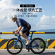 银贝斯Winspace新一代T1550大环赛品牌公路自行车碳纤维气动破风公路车 大环赛-白银 XS(440) 推荐身高150-163cm 7170电变+一体把+无级SE-D45碳轮