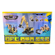 Steelliwei Alloy Engineering Fahrzeug für Jungen Simulation Bagger Gabelstapler Inertial Fahrzeug Trainingsklasse Kinderspielzeuggeschenk 833 Steelliwei Alloy Engineering Vehicle Set Set