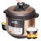 Supor electric pressure cooker double-gallon 5L smart household electric pressure cooker smart reservation multi-function rice cooker 4-6-8 people CYSB50YCW10D-100