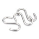 Jinchao S hook 304 stainless steel S-shaped hook S-shaped hook S hook industrial hook convenient hook load-bearing M6 (20 pcs)