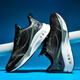 SOVOB sports shoes men's Red Rabbit 7pro men's shoes running shoes men's 2025 summer new breathable carbon board running shoes men's body test shoes black green [full leather] [carbon running technology] 702 38 [sport shoe size]