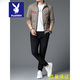 Playboy High-end Casual Sportswear костюм мужская мода с двумя частями 2024 весна и осенняя модная бренда.
