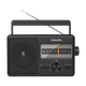 Philips (PHILIPS) TAR2368 radio for the elderly, full-band portable FM radio for the elderly, old-fashioned large semiconductor, high-quality emergency desktop plug-in AC and DC, standard configuration, including power cord