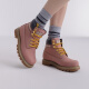 Cat Carter Martin Boots Botas de trabajo Zapatos de mujer Nuevos productos para niñas Botas de mujer dulce de dopamina Sweet Lotus P312366 36