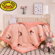 G.DUCKKIDSA type knitted cotton baby quilt, beanie quilt, children's winter quilt, winter kindergarten small quilt quilt, spring and autumn quilt core, Little Dinosaur type a maternal and infant knitted cotton + beanie fleece 100*120 winter quilt 2Jin Jin equals 0.5 kg for infants