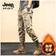 Jeep Work Pants для мужчин весной и осенью новых повседневных брюк для мужчин.