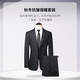 SHANSHAN Shanshan suit men's four-season anti-wrinkle wear-resistant flat lapel suit men's business professional formal jacket men gray 46 /170