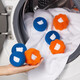 OTHER/Other washing machine hair sticking artifact cat hair adsorption hair remover cleaning ball filter bag hair removal laundry ball pet 4 pack 2 orange + 2 blue hair removal ball 8th generation