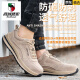 Western Region Camel (VANCAMEL) labor protection shoes for men's steel heads, anti-smashing, anti-puncture, lightweight, anti-odor, anti-scalding, anti-coated cowhide, construction site four seasons 689 khaki cowhide, anti-smashing, anti-smashing, anti-smashing, anti-smashing, anti-smashing, anti-smashing, anti-smashing, anti-smashing, Anti-shinging, anti-shinging, anti-sambriento, anti-shinging, anti-shinging y anti-sheshing, zapatillas de soldadura para 41