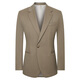 Angel Bird Pure Wool Suit (Top) Light Formal Men's Slim Suit Single Fork EBB233731U Light Apricot 50A