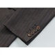 Jijia Italy imported REDA fabric wool suit men's single jacket wool formal wear striped suit brown striped 180C