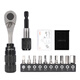 LeBycle mini portable ratchet wrench bicycle set road mountain bike repair repair tool multi-functional high strength