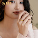 Lao Feng Xiang Sui Sui Ping An gold ring pure gold 999 ring couple ring birthday gift gold ring gold jewelry pure gold ring (about 4g) pure gold