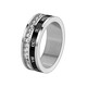 Core luxury titanium steel baby's breath ring for men, trendy brand, high-quality engraving, customized couple's ring, men's ring, boy's ring, silver size 9 - circumference 60mm 120-130Jin Jin is equal to 0.5 kg