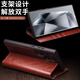 Qieli eignet sich für Samsung S24ultra Mobiltelefon-Hülle Galaxy S24+ Echtes Leder-Flip-Cover-Schutzhülle mit voll bedeckter Anti-Fall-Ledertasche für Männer und Frauen S24 Ultra Classic Brown [High-End-Cowide]