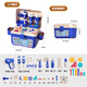 
Baileson children's screw screw toys boys electric drill disassembly and assembly set repair tool box 3-6th birthday gift