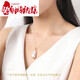 Chishe Yueyan Baroque Pearl Pendant S925 Silver Large Special-Shaped Stacked Pearl Necklace Versatile Open Buckle