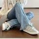 阿迪达斯 （adidas）520礼物520礼物Originals Adimatic三叶草新圆头鲨鱼面包休闲鞋 绿灰色 IE9864 42