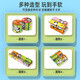Camie Dragon-Sorte Infinite Rubik's Cube Flip Dreidimensional geometrische Faltungs 3D Deformed Building Block Panda Kinder Jungen Spielzeug kleiner Geschenk Panda Rubik's Würfel Farbbox [alle Set von 6]