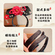 DING FEI 2024 new style princess girl hairband headband Hanfu face wash palace style ancient style headdress pink central three flowers double five petals flower square flag hair A28-306