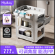 Table de couches Moyellbaby Baby Care Table Nou nouveau-né bébé Table de couches multifonctionnelles Babyviva [mise à niveau] Table simple beige