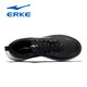 Hongxing Erke Running Schuhe Leder wasserdichte Herrenschuhe Herbst neue dicke Schuhe Leichte weiche Sohle nicht rutschschwarze Männer Sportschuhe 3523 Schwarzes Grau [Regensicheres Obermaterial] 44 Versandversicherung