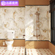 Yuanjing 600x1200 Matte Tallado de taller fino conejo Estampado azulejos de cerámica estampada de estilo de crema retro francesa y baldosas de pared de baño H12605 mate de porcelana completa (mixta) 600x1200