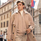 Mr. Bu Pure Woll Cardigan Jacke Herren Spring Neues verdickte langärmelte Strickjacke Bt12312 Mi Xing XL (180)