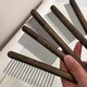 Birds and flowers, cat comb, comb brush, cat hair remover, cat hair cleaner, hair remover, needle comb, dog comb, solid wood handle, dense teeth