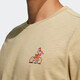 Adidas Neo Herren- und Frauen Sommerpaare neue Produktpaare, die gelegentlich atmungsaktive und bequeme runde Nacken-T-Shirt HC9742 Brown/Same Style m