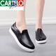 卡帝乐鳄鱼（CARTELO）夏季雨鞋女式短筒时尚外穿单鞋软底防滑雨靴胶鞋水鞋低帮防水鞋 3304男款巨力黑色 38 标准码