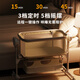 Trimigo (Thaimei Gao) smart electric crib splicing large bed newborn crib baby cradle bed mobile baby shaker [high appearance Ins wind] electric baby shaker mobile baby folding bed baby splicing bed