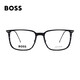 雨果博斯（HUGO BOSS）光学眼镜框男女款修饰脸型超轻方框近视眼镜架1484 VQ7 56mm