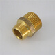 
Emiko Emiko copper accessories 684 brass thickened reducer double outer wire size direct head outer teeth diameter change thread external connection 2 inch turn 25 inch reducer outer wire direct dn50*65