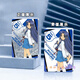 
Bambeji Suzuki Haruhi surrounding figure Asakura Ryoko Asahimiya Asahimiku Tsuruya Nagato Akira Miriya Gigiko n1105 Suzumiya Haruhi-Phantom Blue 6*9*0.8cm/Phantom Color Glitter + Sequins
