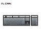 Belly Spirit MK870Pro/MK-Pad 108-key Blackberry side engraving mechanical keyboard Three-mode Obsidian Bluetooth wired wireless Bluetooth customized computer game office Three-mode Obsidian (including MK-Pad)-Polar Day side engraving TTC fast silver axis V2