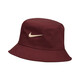 【准新品】耐克NIKE春运动配饰男女渔夫帽APEX BUCKET SQ帽子FB5382-681夜褐红M