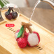Lychee tea pet ornaments creative personality flush color changing tea play tea ceremony tea set accessories color changing jewelry tea making three pieces