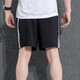 阿迪达斯 （adidas）男裤短裤24夏季运动裤快干篮球训练舒适透气休闲裤冰丝裤五分裤 IC1484/三条纹/速干 XL