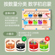 Little Bean Maze Maze Walking Jewelry Baby 1 Montessori Educación temprana 2 Niños pequeños Juguetes educativos de 3 a 6 años Concentración de pensamiento regalo