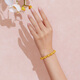 Liufu Schmuck Fuman Erbstück Serie Fuß Gold Kürbis Ancient Perlen Gold Armband Armband F48TBGB0013 27,43 Gramm (einschließlich Arbeitskosten 1591 Yuan)