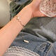 JPhznb High-End-Atmosphäre, Bestes Freundesarmband für Frauen-Nischen-Design, leichte Luxusarmband für 2024 Neue Stil