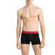 CALVIN KLEIN CK Men's Boxer Panties Set 2 Packs Gift For Boyfriend NB1463A Black Red Edge XL
