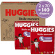 好奇（Huggies）4 号尿布-Little Mvers 婴儿尿布-尺码 4(22-35 磅)-140 克拉 1片 6 16