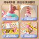 Bets Toys Children's Girls Girls de 3 a 6 años 4 Play House Ice Cream Stura de helado Princess Birthday Gift 5 Regalo de año nuevo Linda heladería Rabbit 36 ​​Mud / 12 piezas