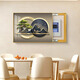 Hanxuan has a back mountain electric meter box decorative painting covering the light luxury landscape distribution box hanging painting cream wind gate box mural T9194 55*45cm (45*35) left push-pull gold frame