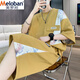 
Meiluobon MELOBAN casual sports suit men's summer new fashion brand printed shorts shorts two-piece set men's handsome clothes one set 75167 white L reference 110-125Jin [Jin equals 0.5 kg]