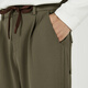 MARKLESS casual pants men's autumn and winter hanging easy-to-maintain smart pants four-sided elastic versatile simple trousers 4855 apricot green 33